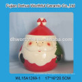 2016 Beliebte santa claus design Keramik Speicherglas